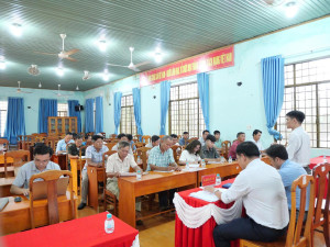 XÃ BÌNH TÂN: ĐẨY MẠNH THỰC HIỆN CHÍNH SÁCH BHXH, BHYT NHẰM NÂNG CAO AN SINH XÃ HỘI