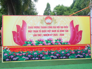 ĐẠI HỘI ĐẠI BIỂU MẶT TRẬN TỔ QUỐC VIỆT NAM XÃ BÌNH TÂN LẦN THỨ I, NHIỆM KỲ 2025 – 2030