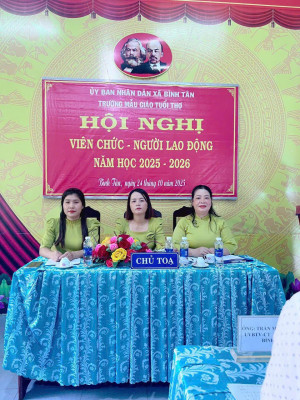 HỘI NGHỊ VIÊN CHỨC & NGƯỜI LAO ĐỘNG TRƯỜNG MẪU GIÁO TUỔI THƠ NĂM HỌC 2025 - 2026 THÀNH CÔNG RỰC RỠ!