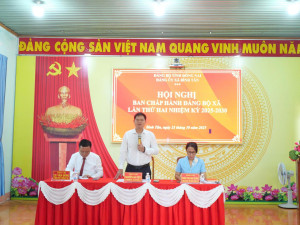 ĐẢNG ỦY XÃ BÌNH TÂN TỔ CHỨC HỘI NGHỊ BAN CHẤP HÀNH LẦN THỨ HAI, TRIỂN KHAI NGHỊ QUYẾT NHIỆM KỲ 2025–2030