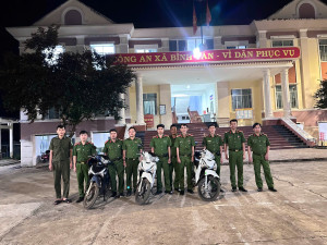 CÔNG AN XÃ BÌNH TÂN, TỈNH ĐỒNG NAI TĂNG CƯỜNG TUẦN TRA, KIỂM SOÁT ĐẢM BẢO ANTT – TTATXH TRONG THỜI GIAN DIỄN RA ĐẠI HỘI ĐẠI BIỂU TOÀN QUỐC LẦN THỨ XIV CỦA ĐẢNG