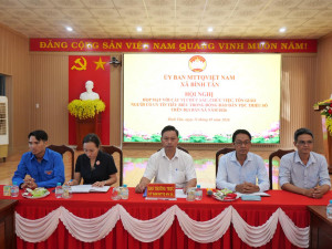 XÃ BÌNH TÂN TỔ CHỨC HỘI NGHỊ HỌP MẶT CÁC VỊ CHỨC SẮC, CHỨC VIỆC TÔN GIÁO, NGƯỜI CÓ UY TÍN TRONG ĐỒNG BÀO DTTS