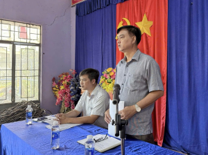 THƯỜNG TRỰC ĐẢNG UỶ XÃ BOM BO LÀM VIỆC VỚI CHI BỘ, BQL CÁC THÔN