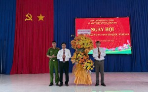 XÃ BOM BO TỔ CHỨC NGÀY HỘI TOÀN DÂN BẢO VỆ AN NINH TỔ QUỐC NĂM 2025