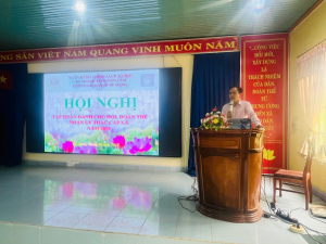 Ngân hàng Chính sách xã hội Bù Đăng tập huấn cho cán bộ tổ chức chính trị - xã hội cấp xã năm 2025