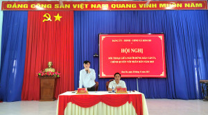BOM BO TỔ CHỨC HỘI NGHỊ ĐỐI THOẠI GIỮA NGƯỜI ĐỨNG ĐẦU CẤP ỦY, CHÍNH QUYỀN VỚI NHÂN DÂN NĂM 2025