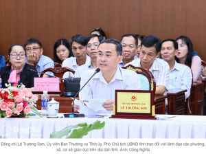 Nâng cao năng lực cho cán bộ quản lý giáo dục cấp xã