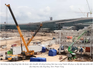 [Chùm ảnh] Cận cảnh lắp đặt loạt thiết bị cho ‘trái tim’ Sân bay Long Thành