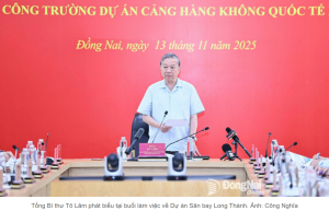Tổng Bí thư Tô Lâm: Sân bay Long Thành là công trình biểu tượng cho khát vọng phát triển của đất nước