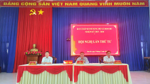 ĐẢNG ỦY XÃ BOM BO TỔ CHỨC HỘI NGHỊ LẦN THỨ TƯ NHIỆM KỲ 2025 - 2030