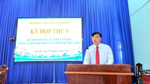 HĐND XÃ BOM BO TỔ CHỨC KỲ HỌP THỨ 5 – KỲ HỌP THƯỜNG LỆ CUỐI NĂM 2025