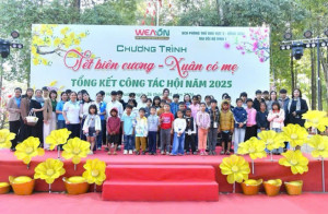 HỘI LIÊN HIỆP PHỤ NỮ XÃ BOM BO ĐỒNG HÀNH CÙNG TRẺ MỒ CÔI THAM GIA CHƯƠNG TRÌNH “TẾT BIÊN CƯƠNG – XUÂN CÓ MẸ”