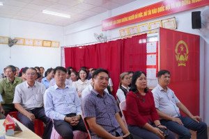 Ủy ban bầu cử xã Bom Bo tổ chức diễn tập chương trình khai mạc và thực hiện quy trình bỏ phiếu bầu cử Đại biểu Quốc hội khóa XVI và đại biểu HĐND các cấp, nhiệm kỳ 2026 – 2031