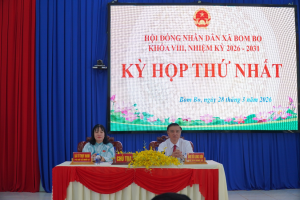 HĐND XÃ BOM BO KHÓA VIII, NHIỆM KỲ 2026 – 2031 - KỲ HỌP THỨ NHẤT
