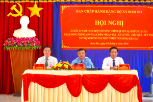 Xã Bom Bo tổ chức Hội nghị sơ kết 01 năm thực hiện mô hình chính quyền địa phương 02 cấp: Phát động thi đua đặc biệt 500 ngày, đêm “Đoàn kết - Kỷ cương - Hiệu quả - Bứt phá, xây dựng Đồng Nai phát triển văn minh, hiện đại”
