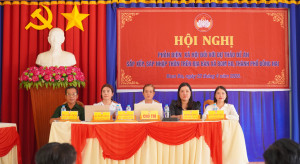 XÃ BOM BO TỔ CHỨC THÀNH CÔNG HỘI NGHỊ PHẢN BIỆN XÃ HỘI VỀ ĐỀ ÁN SẮP XẾP, SÁP NHẬP THÔN
