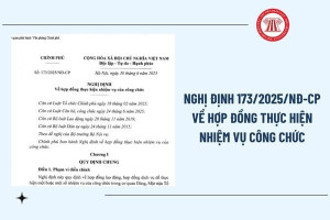 THÔNG BÁO Về việc mời ký kết hợp đồng thực hiện nhiệm vụ công chức  theo Nghị định số 173/2025/NĐ-CP ngày 30/6/2025 của Chính phủ
