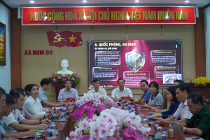 XÃ BOM BO DỰ HỘI NGHỊ TOÀN QUỐC NGHIÊN CỨU, HỌC TẬP, QUÁN TRIỆT VÀ TRIỂN KHAI THỰC HIỆN NGHỊ QUYẾT HỘI NGHỊ LẦN THỨ BA BAN CHẤP HÀNH TRUNG ƯƠNG ĐẢNG KHÓA XIV