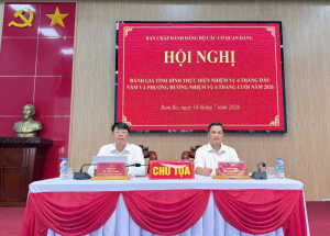 Đảng uỷ các cơ quan đảng xã Bom Bo sơ kết 6 tháng đầu năm, triển khai nhiệm vụ 6 tháng cuối năm 2026