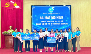 HỘI LHPN XÃ BOM BO TỔ CHỨC HỘI NGHỊ BAN CHẤP HÀNH LẦN THỨ 6 (MỞ RỘNG), RA MẮT 03 MÔ HÌNH HOẠT ĐỘNG
