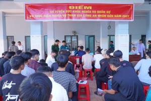 Bom Bo tổ chức khám sơ tuyển sức khỏe nghĩa vụ quân sự năm 2027