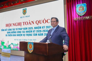 Thủ tướng Chính phủ Phạm Minh Chính phát biểu tại hội nghị.