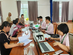 Phiên giao dịch tại Thôn 7, xã Bù Đăng