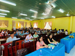 Các đại biểu về dự tập huấn