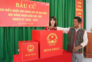 Bù Đăng: Khai mạc bầu cử đại biểu quốc hội khóa XVI và HĐND các cấp nhiệm kỳ 2026-2031
