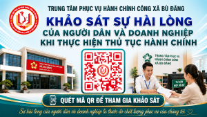 Bù Đăng: Triển khai thí điểm khảo sát sự hài lòng của người dân và doanh nghiệp khi thực hiện thủ tục hành chính
