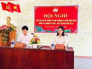 Bù Đăng: Tổ đại biểu số 2 HĐND xã tiếp xúc cử tri tại thôn Đoàn Kết