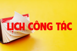 Lịch làm việc tuần thứ 30 của Đảng ủy - HĐND - UBND - UBMTTQVN xã Bù Đăng