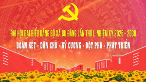 Trailer Đại hội Đại biểu Đảng bộ xã Bù Đăng lần thứ I, nhiệm kỳ 2025 - 2030