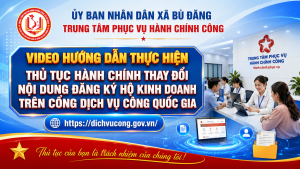 Hướng dẫn thay đổi nội dung đăng ký Hộ kinh doanh