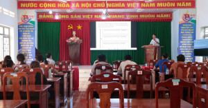 BÙ GIA MẬP: NÂNG CAO NGHIỆP VỤ CHO CỘNG TÁC VIÊN GIẢI QUYẾT VIỆC LÀM Ở CƠ SỞ