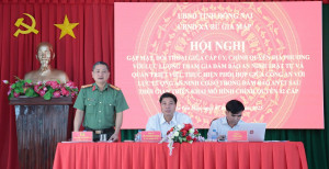 XÃ BÙ GIA MẬP: LÀM VIỆC VỀ CÔNG TÁC CÔNG AN VÀ HOẠT ĐỘNG CỦA CÁC TỔ LỰC LƯỢNG AN NINH TRẬT TỰ CƠ SỞ