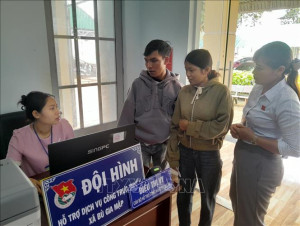 Triển khai mô hình “Thứ Bảy không chờ” tại Trung tâm Phục vụ hành chính công xã Bù Gia Mập