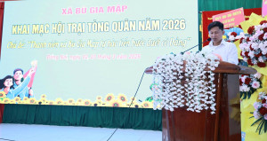 BÙ GIA MẬP: TRANG TRỌNG KHAI MẠC HỘI TRẠI TÒNG QUÂN NĂM 2026