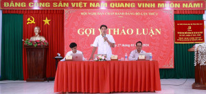 ĐẢNG ỦY XÃ BÙ GIA MẬP TỔ CHỨC HỘI NGHỊ BAN CHẤP HÀNH LẦN THỨ 3