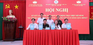 CHƯƠNG TRÌNH KÝ KẾT “ TỪ NỘI ĐỊA HƯỚNG VỀ BIÊN GIỚI - CHUNG TAY VÌ AN SINH CỘNG ĐỒNG”
