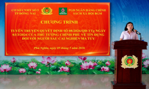 Tuyên truyền quyết định 08/2026/QĐ-TTg về tín dụng đối với người sau cai nghiện ma túy