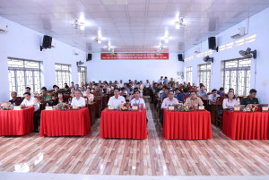 UBND xã Bù Gia Mập tổng kết 3 luật về quốc phòng, an ninh