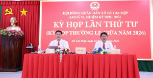 HỘI ĐỒNG NHÂN DÂN XÃ BÙ GIA MẬP TỔ CHỨC KỲ HỌP THƯỜNG LỆ GIỮA NĂM 2026 KHÓA VI, NHIỆM KỲ 2026 – 2031