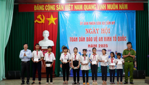 XÃ CẨM MỸ TỔ CHỨC NGÀY HỘI TOÀN DÂN BẢO VỆ AN NINH TỔ QUỐC...