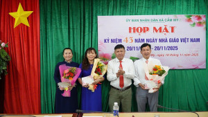 CẨM MỸ TỔ CHỨC HỌP MẶT KỶ NIỆM NGÀY NHÀ GIÁO VIỆT NAM 20/11