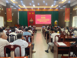 Hội nghị cán bộ chủ chốt xã giới thiệu nhân sự ứng cử các chức danh lãnh đạo HĐND, UBND xã Cẩm Mỹ nhiệm kỳ 2026 – 2031