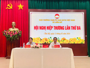Ủy ban MTTQ Việt Nam xã Cẩm Mỹ tổ chức hội nghị hiệp thương lần thứ ba