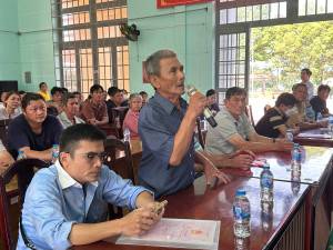 Cẩm Mỹ tổ chức họp dân, phổ biến kế hoạch thu hồi đất dự án nâng cấp, mở rộng tuyến đường ĐT.773 đoạn qua địa bàn xã Cẩm Mỹ