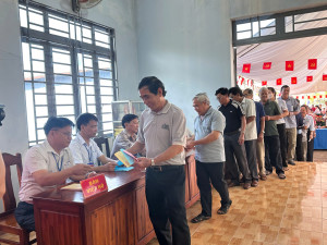 Xã Cẩm Mỹ tổ chức diễn tập phục vụ công tác bầu cử