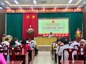 Cẩm Mỹ tổ chức Kỳ họp thứ nhất HĐND xã khóa II, nhiệm kỳ...